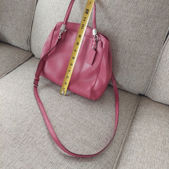 Coach Shoulder Bag with Silver Hardware Pink - Picture 8 of 10